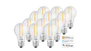 12x Ledvance Wifi Dimbare E27 LED Lamp | 6 W