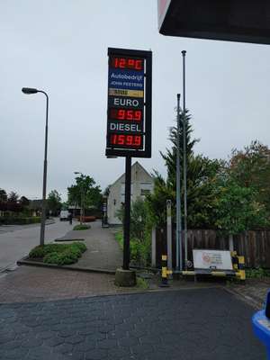(Lokaal) tankprijs Zegge diesel €1,59.9