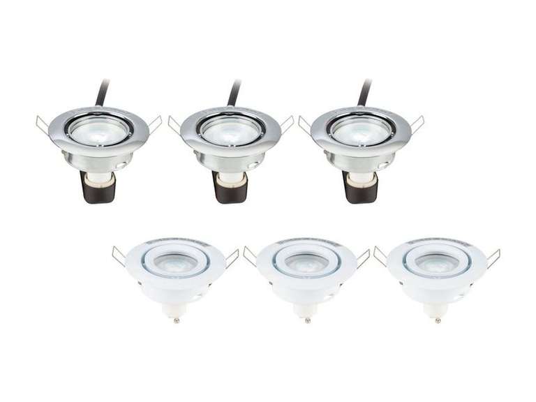 [Hue compatibel] Lidl Smart inbouwspotjes, armatuur inclusief 3x Zigbee GU10 Smart lampen met wittintregeling