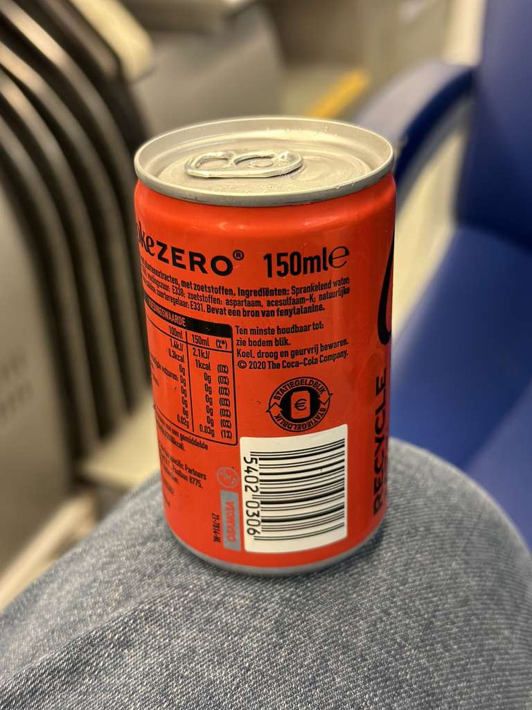 Gratis Coca Cola Zero en €0,15 statiegeld (Station Utrecht)