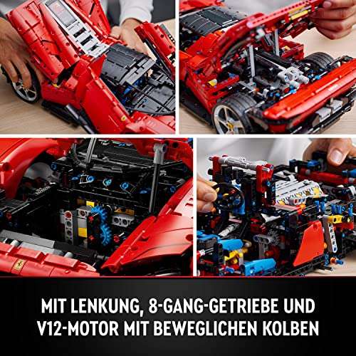 LEGO 42143 Technic Ferrari Daytona laagste prijs ooit bij Amazon.de (Korting in winkelmand, 255,58 inclusief verzending) Adviesprijs 449,99