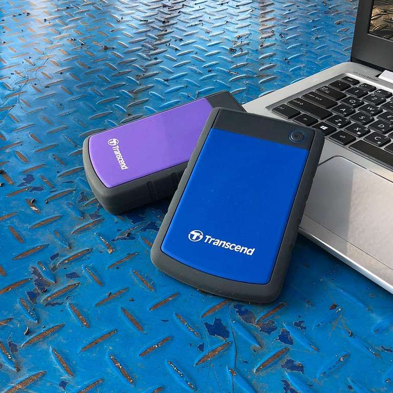 Transcend StoreJet 25H3 Rugged Externe Harde Schijf 1TB USB 3.0 Blauw