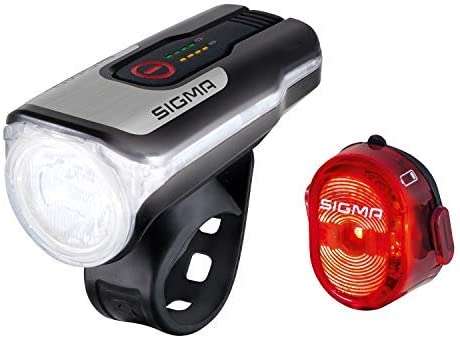 SIGMA AURA 80 USB fietsverlichting inc achterlicht