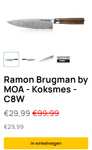 Op bijna de hele website van Moacolors 10% korting - messen en snijplanken van Ramon Brugman super voordelig!