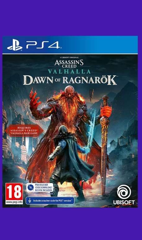 Assassin's Creed Valhalla - Dawn of Ragnarok (DLC) PSN Key EUROPE