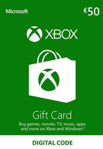 Xbox Gift Card t.w.v. €50 (digitale code) voor €42 @ Eneba