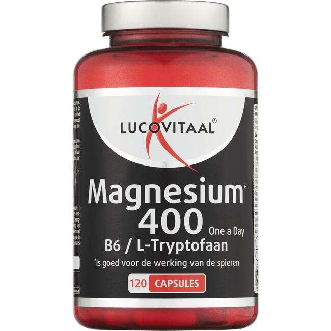 2x 120 Lucovitaal 400 mg Magnesium Capsules