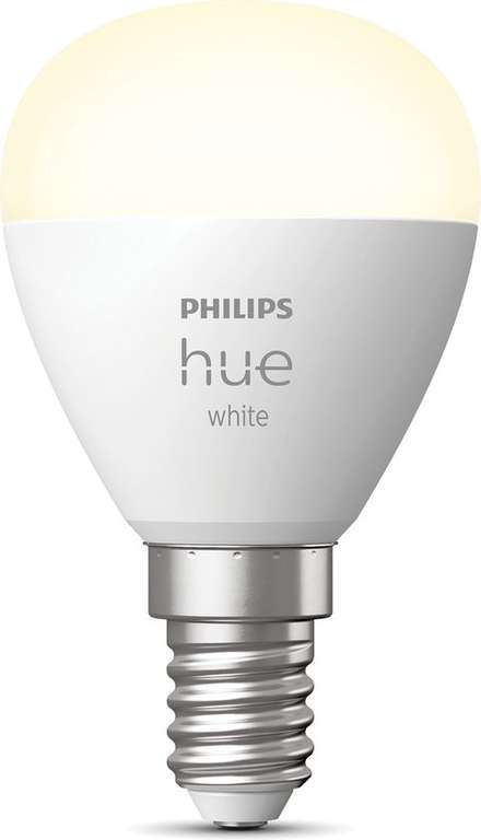 Philips Hue kogellamp P45 E14 Warm White voor €7,53 @ Bol.com