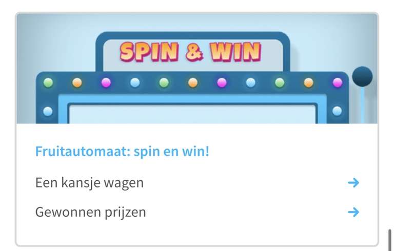 Spin en win kaartje2go