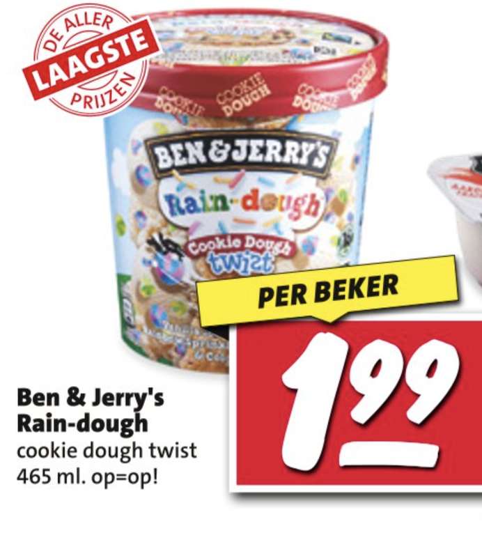 Ben & Jerry's Rain Dough voor €1,99!