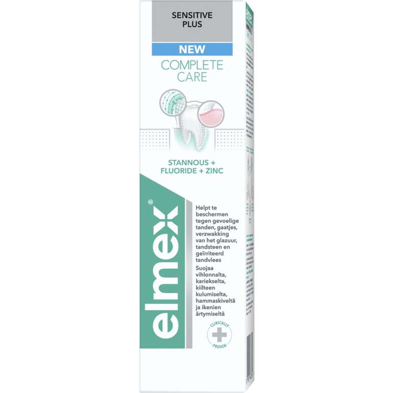 Elmex Plus Complete Care tandpasta: van €6,19* voor €3,10