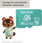 Sandisk microSDXC Card (512GB) voor Nintendo Switch in Animal Crossing thema voor €48,81 @ Amazon NL