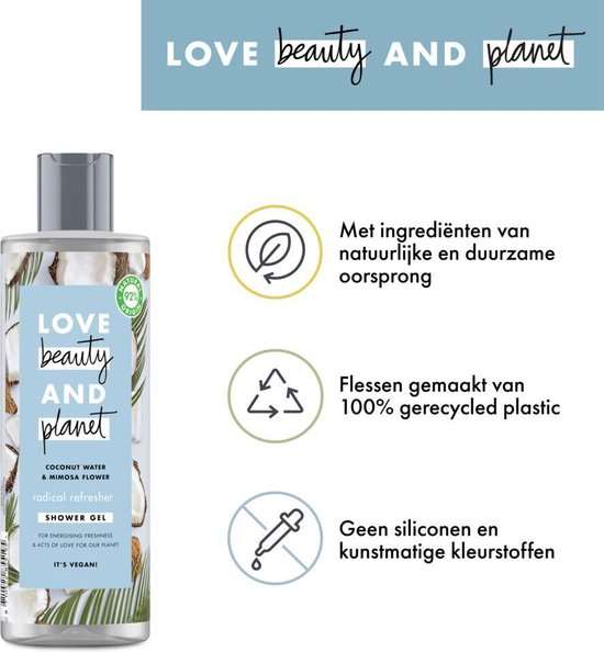 Love Beauty & Planet Shower gel, 6 pack
