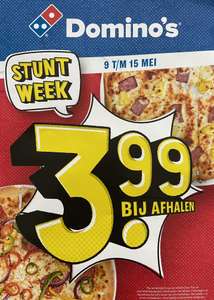 Stuntweek bij domino’s - van 9 t/m 15 mei alle medium pizza’s €3,99 bij afhalen