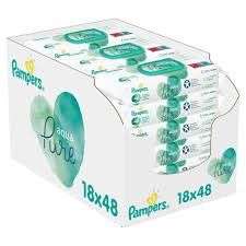 Pampers Aqua Pure babydoekjes 18 pakken voor €9,99