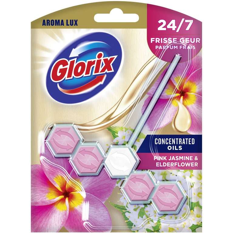 Glorix toiletblokken tot 75% korting bij AH, 0,99 per stuk