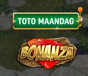 [Gratis Geld] Toto maandag - 10 gratis spins bij Bonanza!