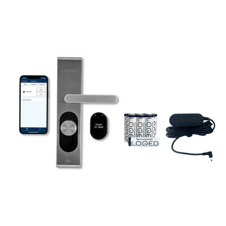 LOQED Touch Smart Lock + Power Kit voor €314,10 @ tink