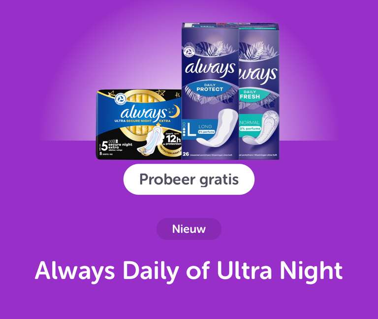 Always Daily of Ultra Night GRATIS via Tikkie!
