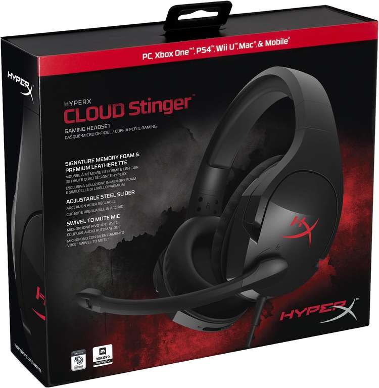 HyperX Cloud Stinger Gaming Headset voor €29,98 @ Amazon NL / Game Mania