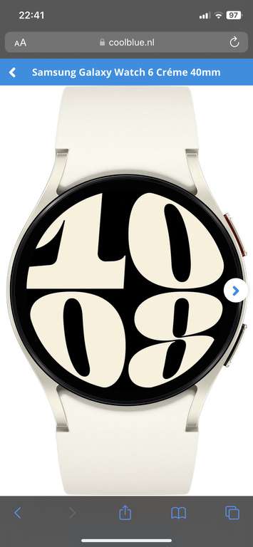 Samsung watch6 40mm crème