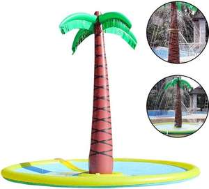 Watermat palmboom met sproeier