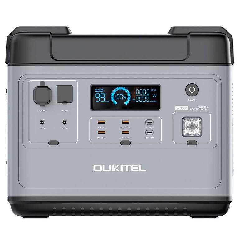 OUKITEL P2001 Ultimate 2000W Portable Power Station