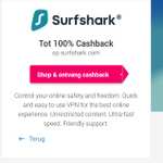 Surfshark VPN 24 mnd 100% CashBackXL