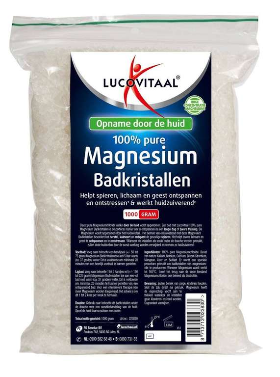 Lucovitaal Magnesium Badkristallen 1kg