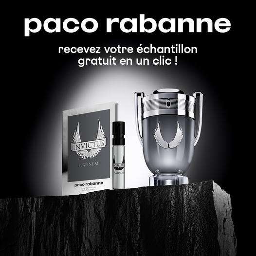 GRATIS - Paco Rabanne Invictus Platinum sample (via Facebook)