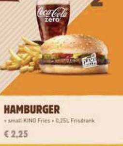 Hamburger, frietjes & (onbeperkt) frisdrank