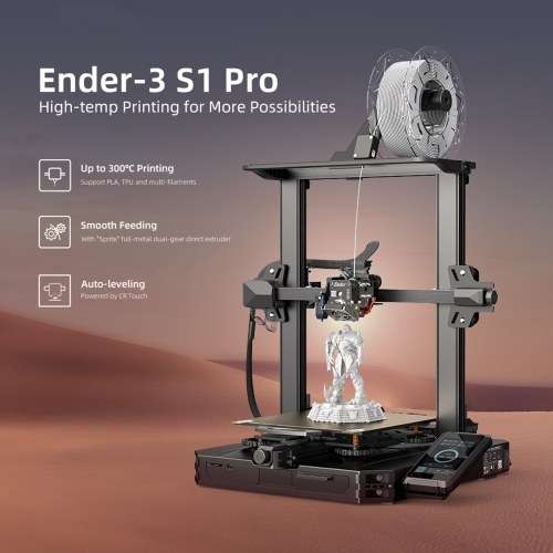 Creality Ender-3 S1 Pro 3D Printer voor €329 @ Tomtop