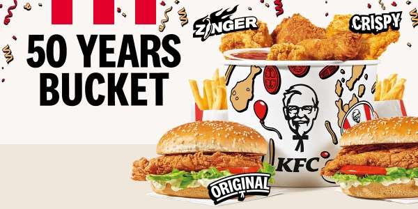 50 Years Bucket @KFC