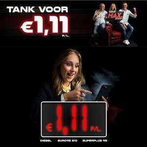 TinQ pitstop: tanken voor €1.11 p/L
