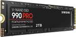 Samsung 990 Pro 2TB SSD (PCIe Gen 4.0 x4, NVMe 2.0)
