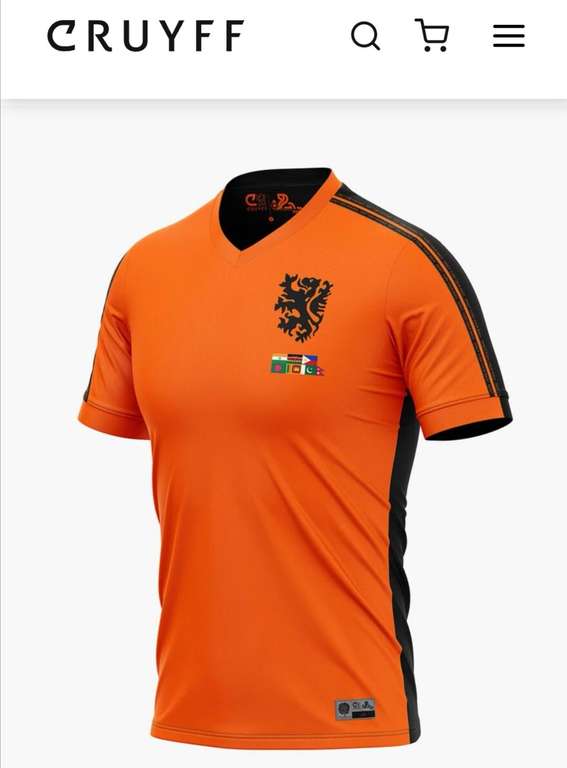 Cruyff World Cup Pro2 Oranje Shirt (Limited 6500)
