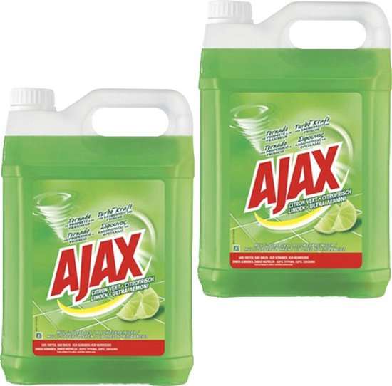Ajax allesreiniger limoen 2x 5 liter €8,99
