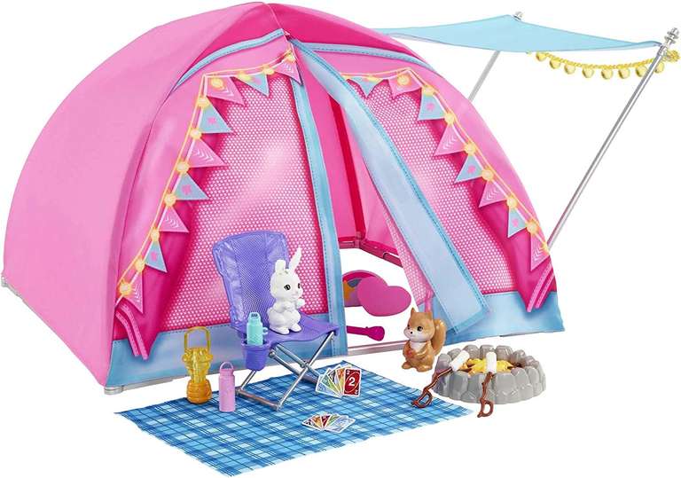 Barbie Let's Go Camping Tent met 2 poppen