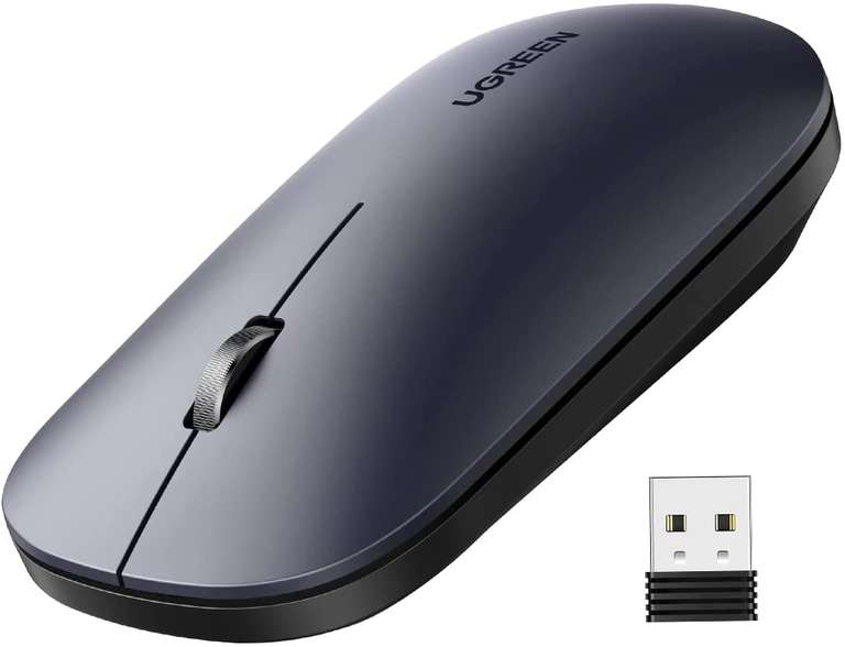 [Prime] UGREEN 2.4GHz draadloze muis met USB dongle voor €12,59 @ Amazon NL