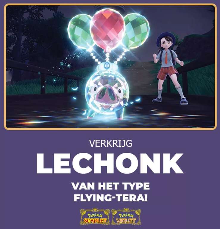 Gratis Lechonk flying tera-type