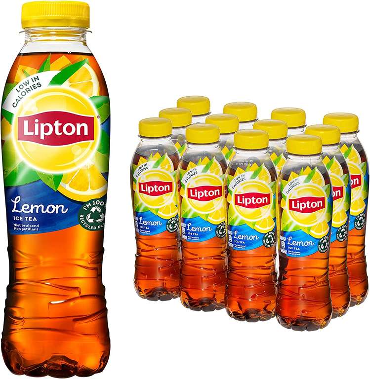 12 x 500 ml flesjes lipton ice tea lemon