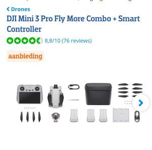 DJI Mini 3 Pro Fly More Combo + Smart Controller