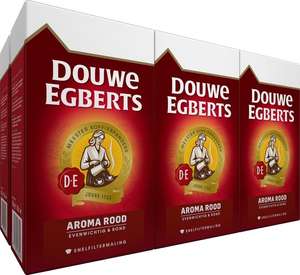 8x Douwe Egberts Aroma Rood Filterkoffie - 6 x 500 gram