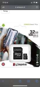 Kingston Canvas Select Plus microSDcard,32GB