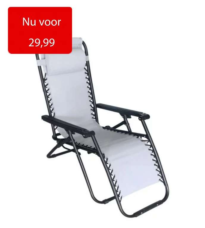 Tuinstoel/camping lounge stoel 20 euro korting @Petsplace (gratis verzending)