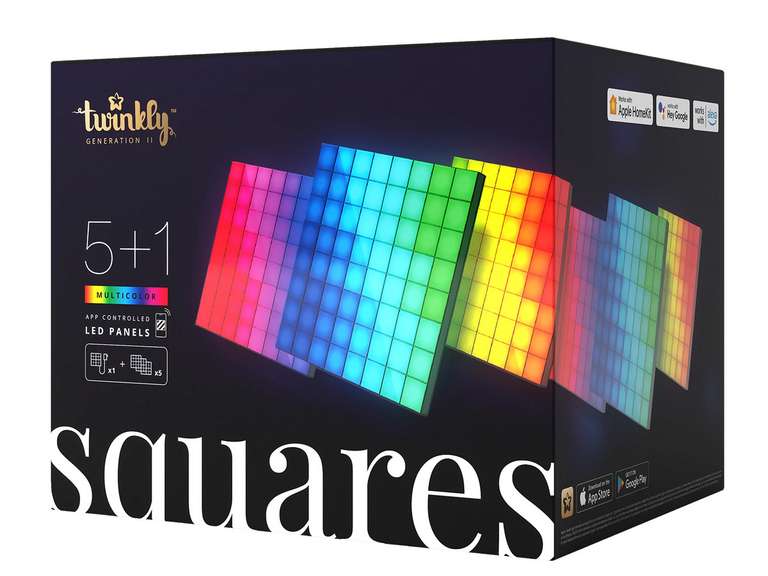 Alle Twinkly Squares RGB LED Panelen startersets - Ibood