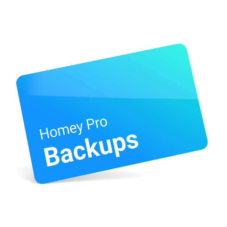 Krijg 10 jaar Homey Pro Backup voor de prijs van 5.