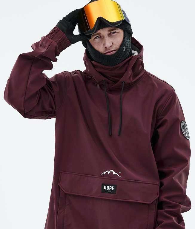 Wylie Snowboard jas Heren Patch Burgundy van 149,90 voor 119,92 EUR