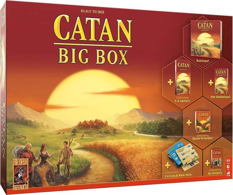 Catan Big Box (2019) voor 39,95 bij Personeelsvoordeelwinkel