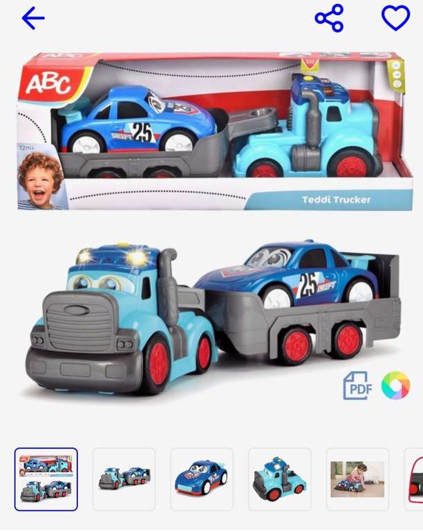 Dickie Toys ABC Teddi Trucker